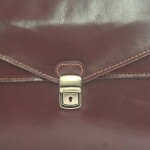 Dámská kožená aktovka Belinda, tmavě hnědá