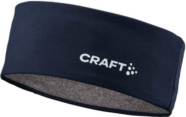 Běžecká čelenka CRAFT ADV Windblock Fleece - modrá Velikost textilu: S-M