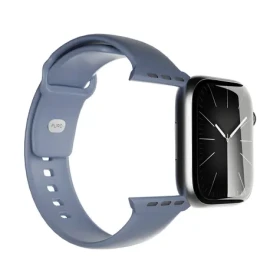 Puro Icon modrá / Silikonový řemínek / pro Apple Watch 44/45/46/49 mm