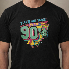 Ptakoviny.cz Tričko retro 90. léta - Take Me Back Velikost: XXXL