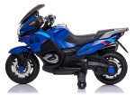 Mamido Dětská elektrická motorka XMX609 modrá | EVA kola | 12V7Ah