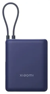 Xiaomi Power Bank 10000 mAh Ice Blue / Powerbanka / 33W / integrovaný kabel / 2x USB-C + 1x USB-A (59610)