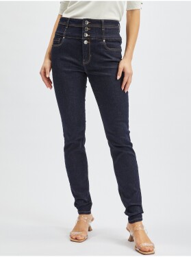 Orsay Tmavě modré dámské skinny fit džíny dámské