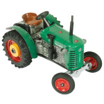 Traktor Zetor 25A zelený na klíček kov 15cm 1:25 v krabičce Kovap