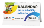 Stolní kalendář 2026 Baloušek - Kalendář pro naše babičky a dědečky