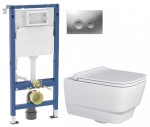GEBERIT DuofixBasic s matným tlačítkem DELTA21 + WC MYJOYS MY2 + SEDÁTKO 458.103.00.2 21MA MY2