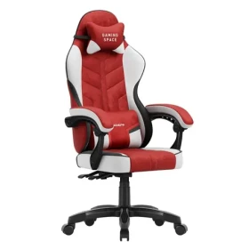 Huzaro Force 2.7 Velur červená / Herní židle / nastavitelná / nosnost až 140 kg / látka (HZ-FORCE 2.7 RED)