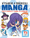 Vybarvi a obkresl - Manga postavičky Chibi a Kawai - různí