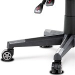 Herní křeslo, šedá, černá ekokůže a černá látka a síťovina MESH, PCA mech