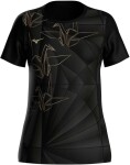 Běžecké tričko Mizuno Active DryAeroFlow Graphic Short Sleeve Tee J2GAD25799 Velikost textilu: L