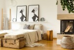 REA - Žebříkový držák ručníků Bamboo 186 HOM-03693