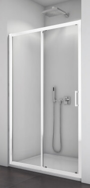 SanSwiss TOPS2 1600 04 07 Sprchové dveře jednodílné 160 cm, bílá/sklo