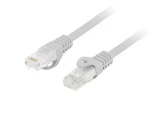 Lanberg CAT6 UTP šedá / Patch kabel / 5 m / RJ45-RJ45 / LSZH / Fluke Passed (PCU6-10CU-0500-S)