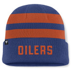 Fanatics Pánská zimní čepice Edmonton Oilers NHL Swipe Cuffed Beanie