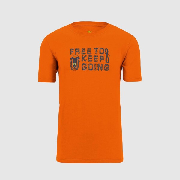 KARPOS M Crocus T-Shirt, Scarlet Ibis velikost: S