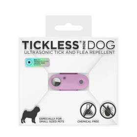 TICKLESS Mini dog Fialová / Nabíjecí ultrazvukový odpuzovač klíšťat a blech (BG-DOG23OP)