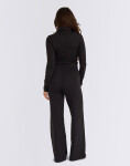 Tričko Organic Basics Everyday Turtleneck Black