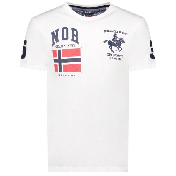 Geographical Norway Jequestre 254 M SY1305H/GN-Bílé tričko s