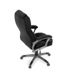 Kancelářské křeslo, houpací mechanismus, černá látka, KA-C715 BK2