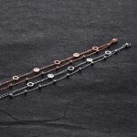 Ocelový náramek Conti Gold- chirurgická ocel, Zlatá 17 cm + 4 cm (prodloužení)