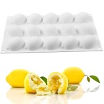 Dortisimo Silikonová forma na pečení/na mražené dezerty Citrony (na 15 ks) 29 x 17 cm