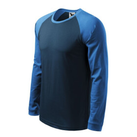 Malfini pánské tričko Street LS MLI-13002 námořnická modrá Malfini