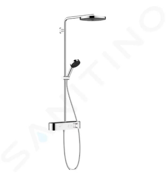 HANSGROHE - Pulsify S Sprchový set s termostatem, průměr 26 cm, 3 proudy, EcoSmart, chrom 24221000