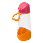 B.box Sport láhev na pití 600 ml - růžová/oranžová