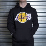 Mitchell Ness NBA Los Angeles Lakers Team Logo Hoody HDSSINTL1267-LALBLCK pánské provedení