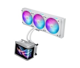 ASUS vodní chladič CPU AIO ROG RYUO IV SLC 360 ARGB, 3x120 mm, LGA1851, AM5, bílá EDF_1887884