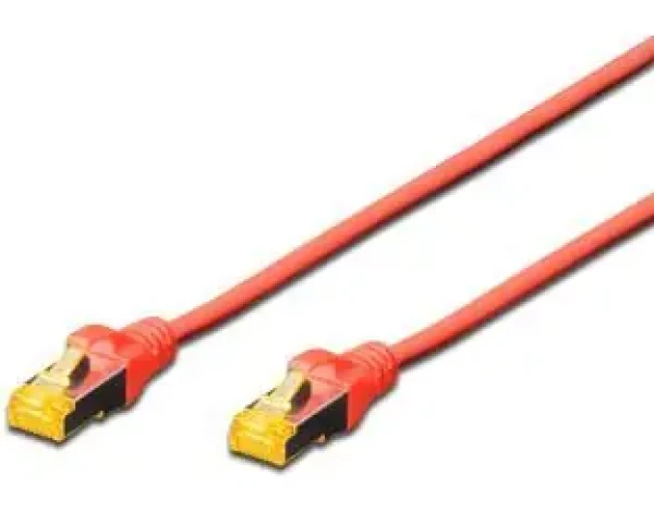 Digitus červená / Patch kabel / Cat6a / S/FTP / 7 m / AWG 26/7 / LSZH (DK-1644-A-070/R)