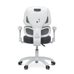 Dětská židle, výškově nastavitelná, šedá síťovina, KA-K1063 GREY