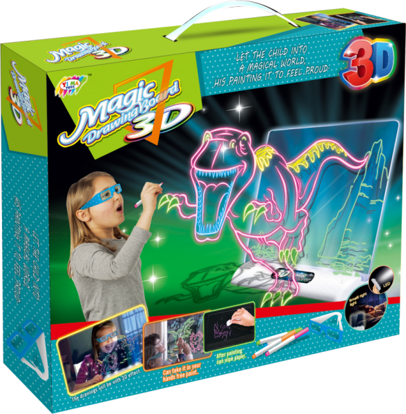 Kreslící tabulka – 3D - dinosauři