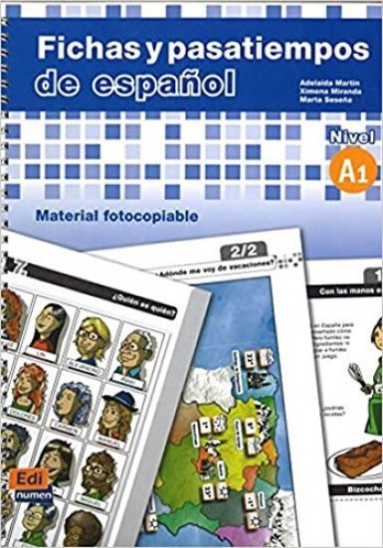 Fichas y pasatiempos de espańol - Nivel A1 - Edinumen