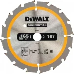 DeWALT DT1948 Pilový kotouč 165 x 20 mm, 16 zubů