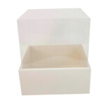 Cake star Box na dort s průhledným víkem 28x28x31cm