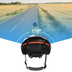 Multifunkční cyklistická helma se zabudovanou WiFi kamerou, handsfree a světlem - RAW3
