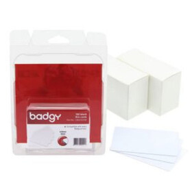 BADGY PVC Cards x100 - Thin (20mil - 0,50 mm) CBGC0020W