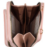 Stylová dámská crossbody peněženka Liss, růžová