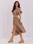 Dámské šaty MI SK 82970.86 khaki - Milady one size