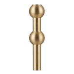 Stoff Nagel Designová vázička STOFF Nagel Brushed Brass, zlatá barva, kov