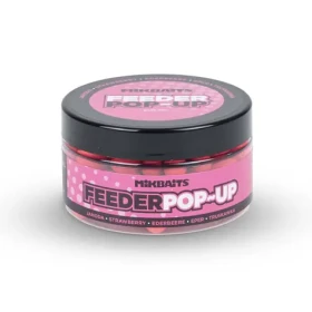 Mikbaits Pop-Up Feeder Jahoda / Plovoucí boilies / 8+12 mm / 100 ml (MF0032)