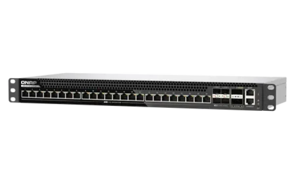 QNAP QSW-M7230-2X4F24T / Řízený switch / 24x 10GbE RJ45 / 4x 25GbE SFP28 / 2x 100GbE QSFP28 (QSW-M7230-2X4F24T)