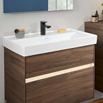 VILLEROY & BOCH - Collaro Umyvadlo nábytkové 80x47 cm, bez přepadu, otvor pro baterii, CeramicPlus, alpská bílá 4A3381R1
