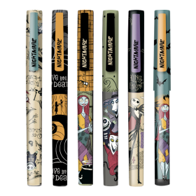 Colorino gumovatelné bombičkové pero, Tim Burton, 24 ks, modrá náplň, displej - 24ks