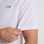 Bavlněná polokošile New Balance Pique M MT51519WT T-Shirt m