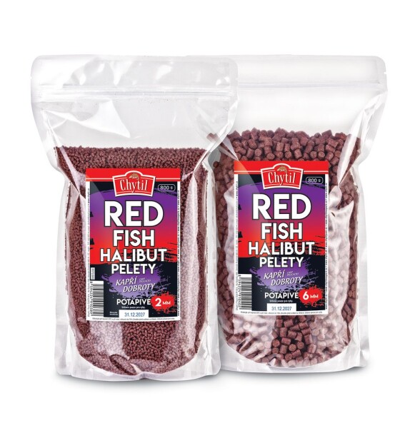 Chytil Pelety Red Fish Halibut 800g - 2mm,Chytil Pelety Red Fish Halibut 800g - 2mm