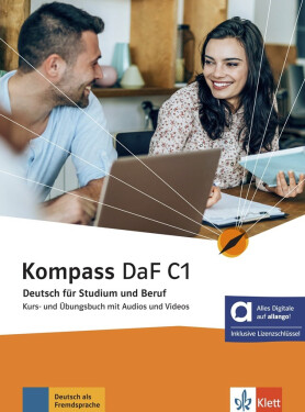 Kompass DaF 3 (C1) - Hybride Ausgabe - Kurs./Übungsbuch + MP3/Video allango.net + Lizenz (24 Monate)
