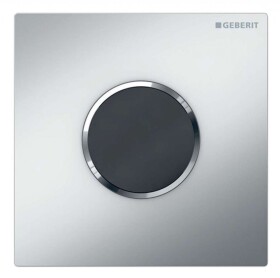 GEBERIT - Splachovací systémy Elektronické ovládání splachování pisoárů typ 10, bateriové napájení, easy to clean, matný chrom 116.035.JQ.1