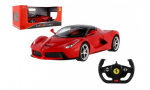 Auto RC Ferrari RASTAR červené plast 32cm 2,4GHz na dálk. ovládání na baterie v krabici 43x19x23cm